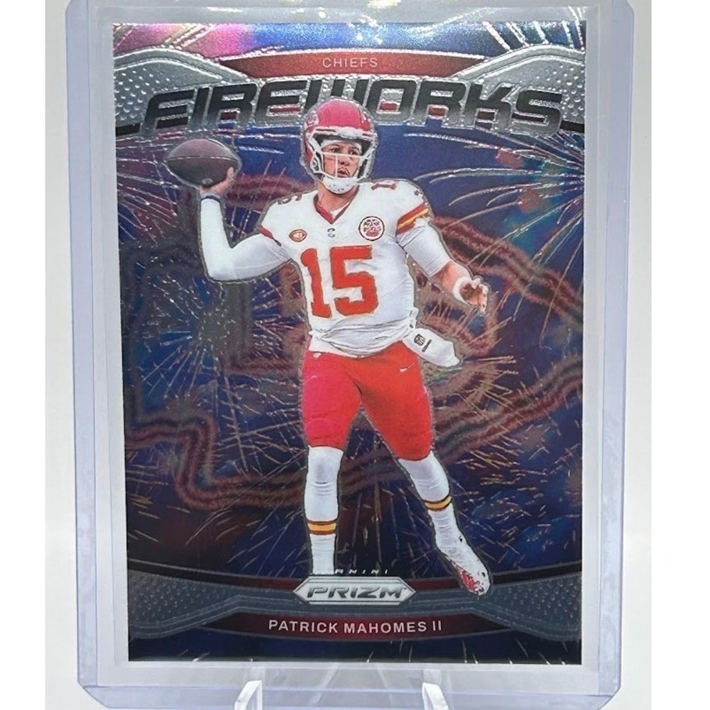 Patrick Mahomes II Fireworks 2024 Panini Prizm 1 NFL Kansas City Chiefs